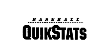 BASEBALL QUIKSTATS