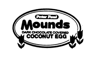 PETER PAUL MOUNDS DARK CHOCOLATE COVERED COCONUT EGG