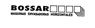 BOSSAR MAQUINAS ENVASADORAS HORIZONTALES