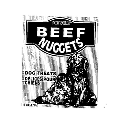 BEEF NUGGETS PET VALU DOG TREATS DELICES POUR CHIENS