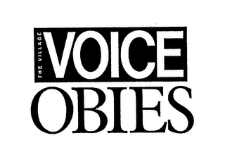 THE VILLAGE VOICE OBIES