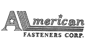 AMERICAN FASTENERS CORP.