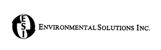 ENVIRONMENTAL SOLUTIONS INC. ESI