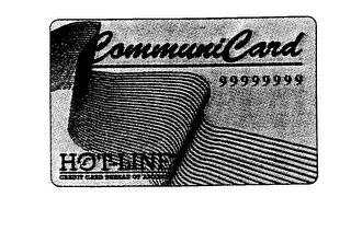 COMMUNI CARD HOT-LINE CREDIT CARD BUREAU OF AMERICA