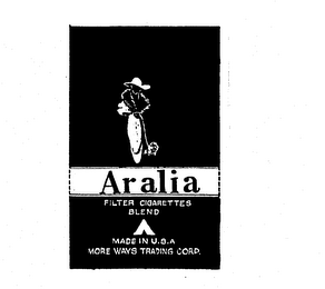 ARALIA FILTER CIGARETTES BLEND MADE IN U.S.A. MORE WAYS TRADING CORP.