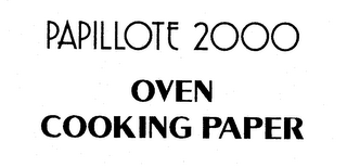 PAPILLOTE 2000 OVEN COOKING PAPER