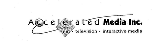 ACCELERATED MEDIA INC. FILM TELEVISION INTERACTIVE MEDIA