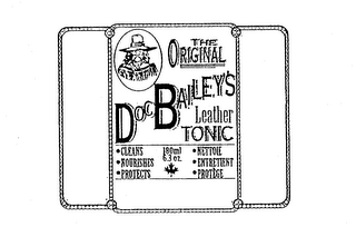 THE ORIGINAL DOC BAILEY'S LEATHER TONIC CLEANS NOURISHES PROTECTS NETTOIE ENTRETIENT PROTEGE 180 ML 6.3 OZ.