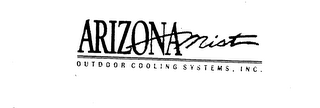 ARIZONA MIST OUTDOOR COOLING SYSTEMS, INC.