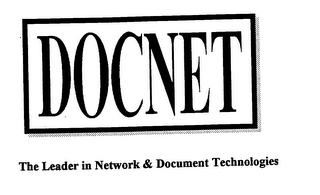 DOCNET THE LEADER IN NETWORK & DOCUMENT TECHNOLOGIES