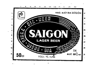 SAIGON LAGER BEER