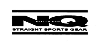 NQ NOT QUEER STRAIGHT SPORTS GEAR