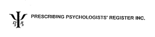 PRESCRIBING PSYCHOLOGISTS' REGISTER INC. DX RX