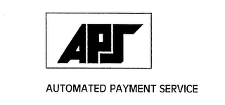 APS AUTOMATED PAYMENT SERVICE