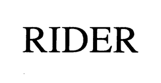 RIDER