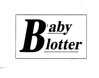 BABY BLOTTER