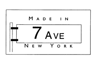 MADE IN 7 AVE NEW YORK