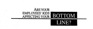 ARE YOUR EMPLOYEES' KIDS AFFECTING YOUR BOTTOM LINE?