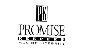 PK PROMISE KEEPERS MEN OF INTEGRITY