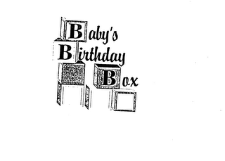 BABY'S BIRTHDAY BOX