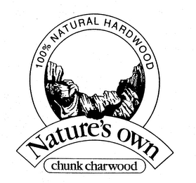 100% NATURAL HARDWOOD NATURE'S OWN CHUNK CHARWOOD