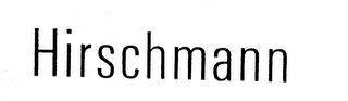 HIRSCHMANN