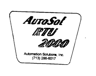 AUTOSOL RTU 2000