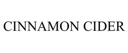 CINNAMON CIDER