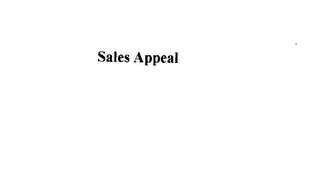 SALES APPEAL