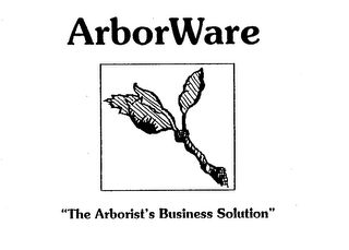 ARBORWARE "THE ARBORIST'S BUSINESS SOLUTION"