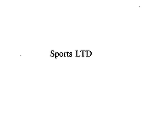 SPORTS LTD