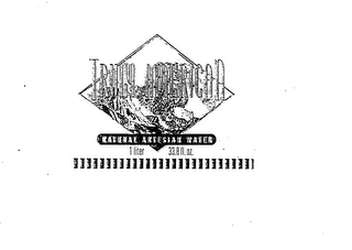 TRULY AMERICAN NATURAL ARTESIAN WATER 1 LITER 33.8 FL.OZ.