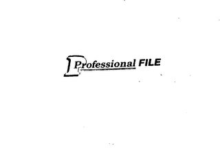 PROFESSIONAL FILE