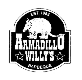 ARMADILLO WILLY'S BARBEQUE EST. 1983