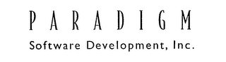 PARADIGM SOFTWARE DEVELOPMENT, INC.