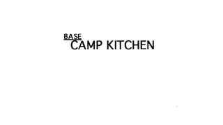 BASE CAMP KITCHEN