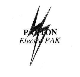 PAXTON ELECTRO PAK