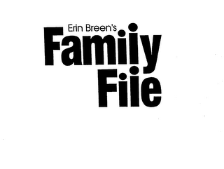 ERIN BREEN'S FAMILY FILE