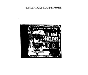 CAPTAIN JACK'S ISLAND SLAMMER NATURALLY FLAVORED VODKA RASPBERRY MINT