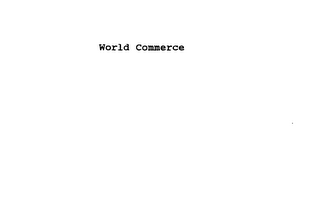 WORLD COMMERCE