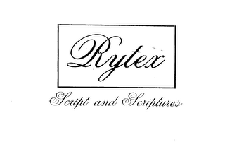 RYTEX SCRIPT AND SCRIPTURES