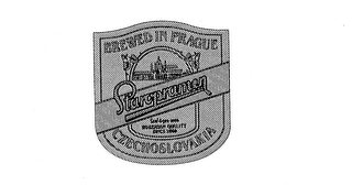 STAROPRAMEN BREWED IN PRAGUE CZECHOSLOVAKIA BOHEMIAN QUALITY SINCE 1869