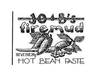JO'B'S FIREMUD HOT BEAN PASTE NET WT. 7.5 OZ. 210G