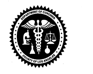 DEPARTMENT OF CORONER COUNTY OF LOS ANGELES