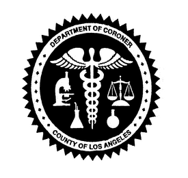 DEPARTMENT OF CORONER COUNTY OF LOS ANGELES