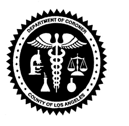 DEPARTMENT OF CORONER COUNTY OF LOS ANGELES