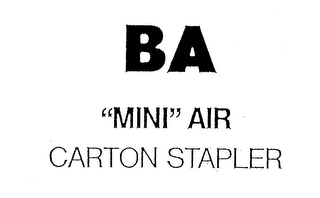 BA "MINI" AIR CARTON STAPLER