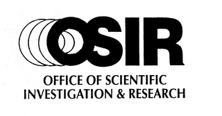 OSIR OFFICE OF SCIENTIFIC INVESTIGATION & RESEARCH