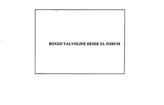 BOXEO VALVOLINE DESDE EL FORUM