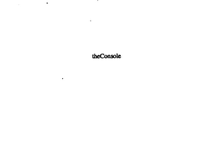 THECONSOLE